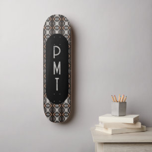 Monogram Brown Black Skateboard