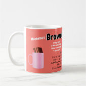 Monogram Brownie Rezpe Phantastisch Funny Mug Kaffeetasse (Links)