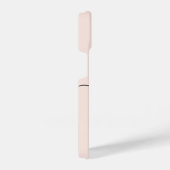 Monogram Brush Calligraphy Blush iPhone Hülle (Rechte Seite)