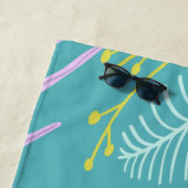 Monogram Brush-Skript | Tropisches Badetuch (Beispiel)