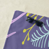 Monogram Brush-Skript | Tropisches Badetuch (Beispiel)