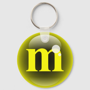Monogram Bubble m Schlüsselanhänger