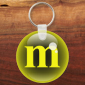 Monogram Bubble m Schlüsselanhänger (Vorderseite)