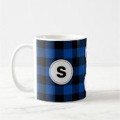 Monogram Buffalo Kariert Lumberjack Elch Kaffeetasse (Links)