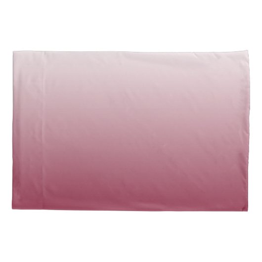 Monogram Burgundy Ombre Gradient Wedding Couple Kissenbezug (Rückseite-Links)