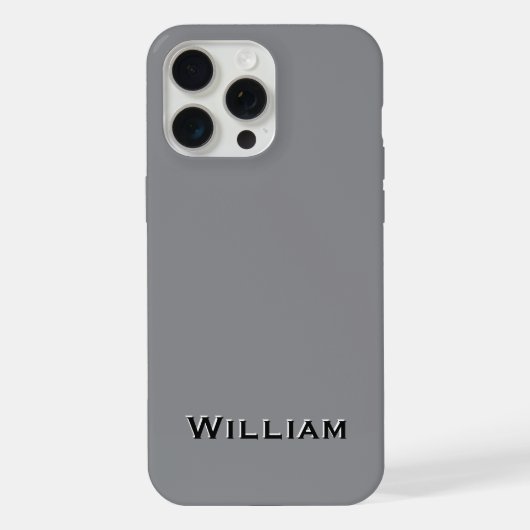 Monogram Business iPhone 15 Hülle iPhone 15 Pro Max Hülle (Rückseite)