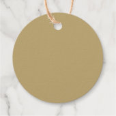 Monogram-Business-Logo Geschenkanhänger (Rückseite)