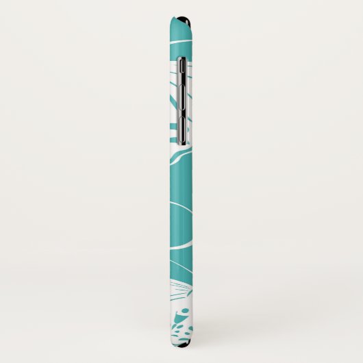 Monogram Butterfats Art Case-Mate iPhone Hülle (Hinten/Links)