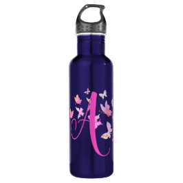 Monogram Butterfly Edelstahlflasche