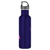 Monogram Butterfly Edelstahlflasche (Rückseite)