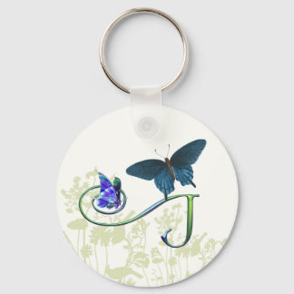 Monogram Butterfly Fantasy J Schlüsselanhänger