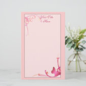 Monogram Butterfly Stationierung Briefpapier (Stehend Vorderseite)