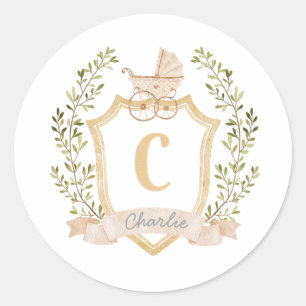 Monogram C Neutraler Aufkleber
