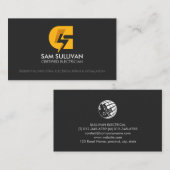 Monogram C Visitenkarte (Vorne/Hinten)