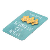 Monogram Cabin Door für die tropische Blume im Cru Magnet (Linke Seite)