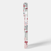 Monogram Cactus Pink Mint Succulents Desert Pflanz Case-Mate iPhone Hülle (Rückseite / Links)