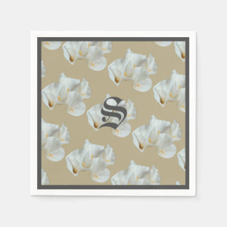 Monogram Calla-Lilien Serviette