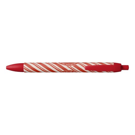 Monogram Candy Cane Stripe Kugelschreiber (Rückseite)