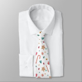 Monogram Candy & Cookies Holiday Neck Tie Krawatte (Gebunden)