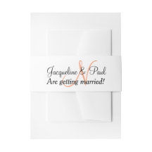 Monogram Cantaloupe Wedding