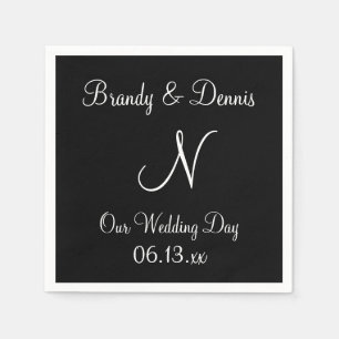 Monogram Carnelian Niedlich Colored Napkins Serviette