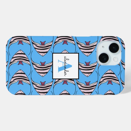 Monogram Case-Mate iPhone Hülle (Rückseite (Horizontal))