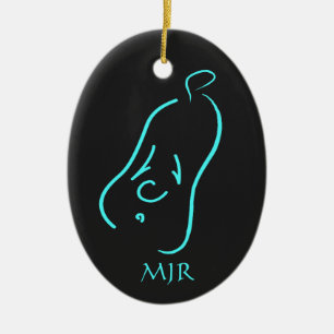 Monogram Cassiopeia, Milky Ways Youngest Supernova Keramik Ornament