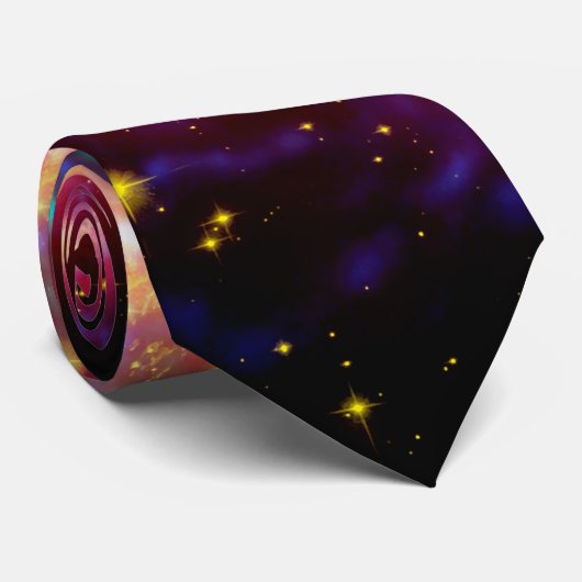 Monogram Cassiopeia, Milky Ways Youngest Supernova Krawatte (Gerollt)
