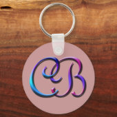 Monogram CB-Schlüsselanhänger Schlüsselanhänger (Vorderseite)