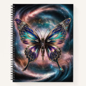 Monogram Celestial Butterfly Notizblock (Vorderseite)