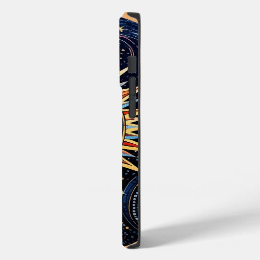 Monogram Celestial Solar System Showcase Case-Mate iPhone Hülle (Rückseite / Links)