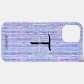 Monogram Cell Phone Case HAMbyWG - Lilac (Rückseite (Horizontal))