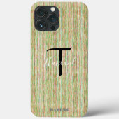Monogram Cell Phone Case HAMbyWG - Tan (Rückseite)