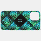 Monogram Celtic Knot iPhone 12 Pro Max Case (Hinten (horizontal))