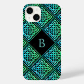 Monogram Celtic Knot iPhone 14 Fall Case-Mate iPhone Hülle (Rückseite)