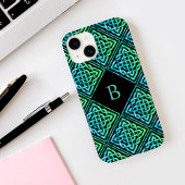 Monogram Celtic Knot iPhone 14 Fall Case-Mate iPhone Hülle