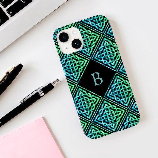 Monogram Celtic Knot iPhone 14 Fall Case-Mate iPhone Hülle