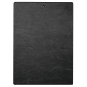 Monogram Chalkboard Style | Buchstabe E Klemmbrett (Rückseite)