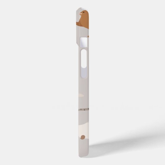 Monogram Charming Cat Pattern Cat Lovers Case-Mate iPhone Hülle (Rückseite / Links)