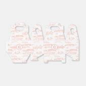 Monogram Chattanooga Toile Blush Geschenkschachtel (Ungefaltet)
