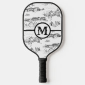 Monogram Chattanooga Toile Pickleball Paddle (Vorderseite)