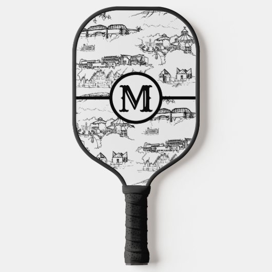 Monogram Chattanooga Toile Pickleball Paddle (Vorderseite)