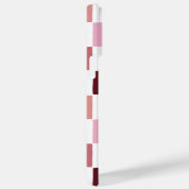 Monogram Checkered Pink Modern Simple Pattern Case-Mate iPhone Hülle (Rückseite / Rechts)