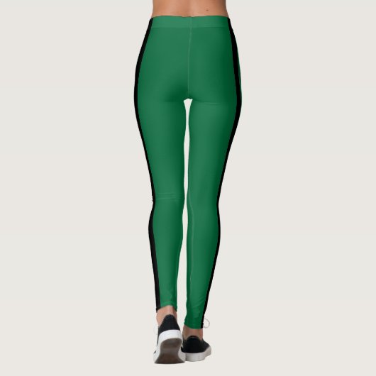 Monogram Cheerleader Dark Green Leggings (Rückseite)