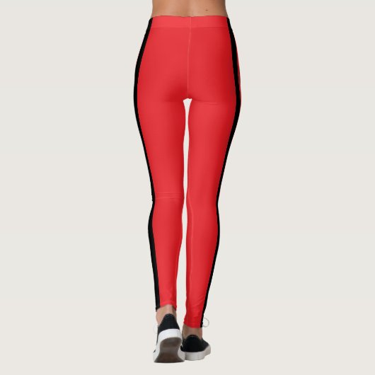 Monogram Cheerleader Red Leggings (Rückseite)