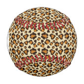 Monogram Cheetah Hautmuster Baseball (Vorderseite)