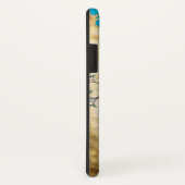 Monogram Cherry Blossom Bird Chandelier Case-Mate iPhone Hülle (Hinten/Rechts)