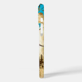 Monogram Cherry Blossom Bird Chandelier iPhone Case-Mate iPhone Hülle (Rückseite / Links)