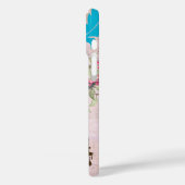 Monogram Cherry Blossom Bird Chandelier iPhone Case-Mate iPhone Hülle (Rückseite / Links)