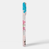 Monogram Cherry Blossom Bird Chandelier iPhone Case-Mate iPhone Hülle (Rückseite / Rechts)